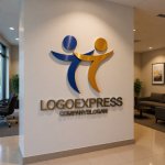 画像10: 繋がりと喜びを表現するT字の人々ロゴ (10)