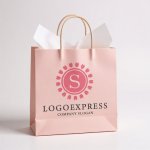 画像6: 桜の花びらに包まれた優雅なSのロゴ (6)