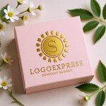 画像10: 桜の花びらに包まれた優雅なSのロゴ (10)