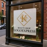 画像7: 優雅な「K」と植物のロゴ (7)