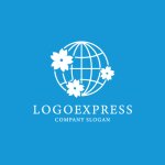 画像4: 世界に広がる桜と地球のロゴ (4)