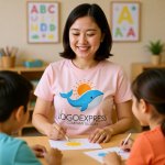 画像5: かわいいクジラと太陽のロゴ (5)