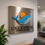 画像14: かわいいクジラと太陽のロゴ (14)