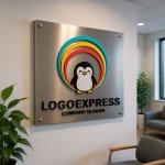 画像14: 笑顔のペンギンと希望の輪ロゴ (14)