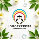 画像9: 笑顔のペンギンと希望の輪ロゴ (9)