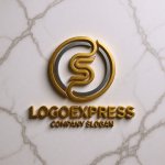 画像13: 情熱のS字と円が織りなすモダンロゴ (13)