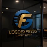 画像15: 「FG」を融合したスピード感あふれるロゴ (15)