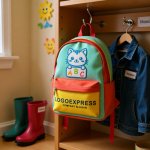 画像7: ABCの看板を持つかわいい猫のロゴ (7)