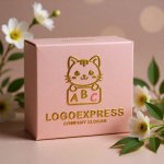 画像10: ABCの看板を持つかわいい猫のロゴ (10)