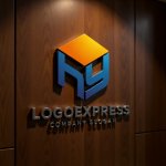 画像5: 「HY」の連結キューブのモダンロゴ (5)