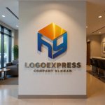 画像10: 「HY」の連結キューブのモダンロゴ (10)