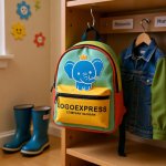 画像7: 王冠をかぶった可愛いゾウのロゴ (7)