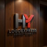 画像5: HYの連結、力強いモダンロゴ (5)