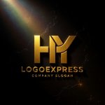 画像12: HYの連結、力強いモダンロゴ (12)