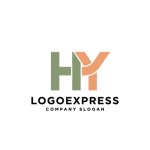 画像3: HYの連結、力強いモダンロゴ (3)