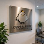 画像14: 王冠をかぶった可愛いひよこのロゴ (14)