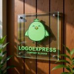 画像11: 王冠をかぶった可愛いひよこのロゴ (11)