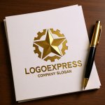 画像6: 星と歯車が融合した高精度技術ロゴ (6)