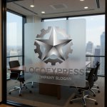 画像11: 星と歯車が融合した高精度技術ロゴ (11)