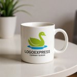 画像16: 水面に浮かぶ優雅な白鳥のロゴ (16)