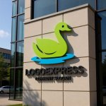 画像8: 水面に浮かぶ優雅な白鳥のロゴ (8)