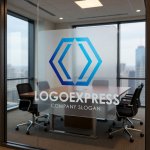 画像11: 六角形とシャープな連携構造のロゴ (11)