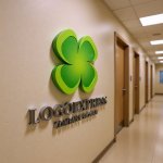 画像15: 四つ葉のクローバーの幸運ロゴ (15)