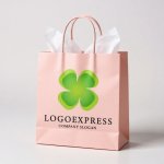 画像6: 四つ葉のクローバーの幸運ロゴ (6)