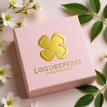 画像10: 四つ葉のクローバーの幸運ロゴ (10)