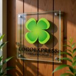 画像11: 四つ葉のクローバーの幸運ロゴ (11)