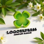 画像12: 四つ葉のクローバーの幸運ロゴ (12)