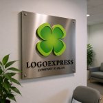 画像13: 四つ葉のクローバーの幸運ロゴ (13)