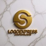 画像13: 赤と黒のS字円形モダンロゴ (13)