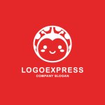 画像4: 笑顔のテントウムシのかわいいロゴ (4)