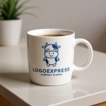 画像16: 笑顔の可愛い牛さんのロゴ (16)