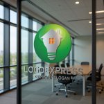 画像10: 電球の家とエコなアイデアのロゴ (10)