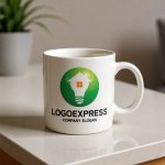 画像12: 電球の家とエコなアイデアのロゴ (12)