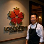 画像11: いちごの花のかわいいロゴ (11)