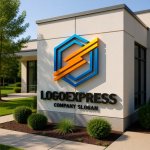 画像15: 六角形とS字型稲妻のスピードロゴ (15)