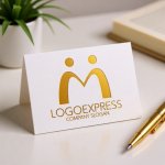 画像16: 人々の繋がりを表現したM字ロゴ (16)