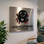 画像14: 愛らしいハートのクモのロゴ (14)