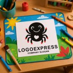 画像8: 愛らしいハートのクモのロゴ (8)