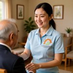 画像7: 笑顔と葉っぱの温かいコミュニティロゴ (7)