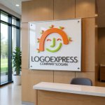 画像13: 笑顔と葉っぱの温かいコミュニティロゴ (13)