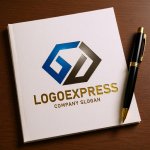 画像6: GDの連結する幾何学ロゴ (6)