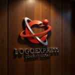 画像5: グローバルなCと軌道のロゴ (5)