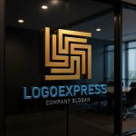 画像15: LとSが絡み合う幾何学ロゴ (15)