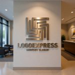 画像10: LとSが絡み合う幾何学ロゴ (10)