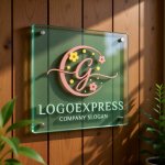 画像11: Gと花の優しい筆記体ロゴ (11)