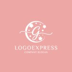 画像4: Gと花の優しい筆記体ロゴ (4)